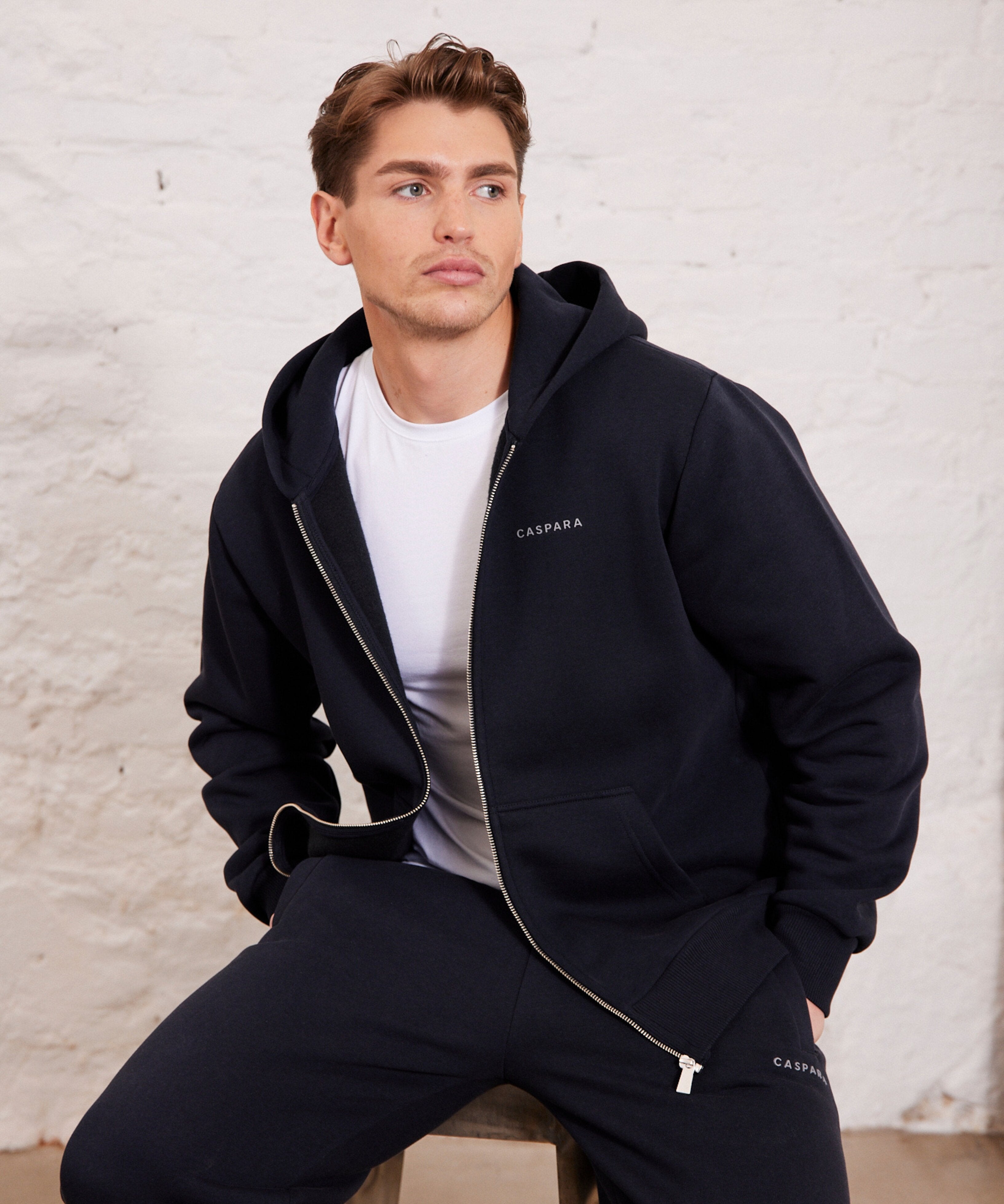 M. Cosmo Zip Hoodie - Black